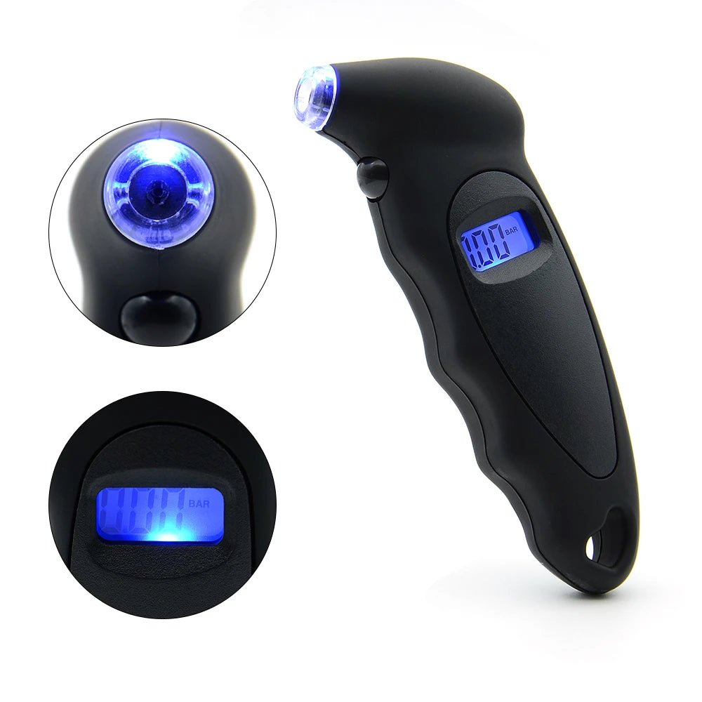 Digital Tyre Pressure Gauge – High Precision LCD - TorqueTech