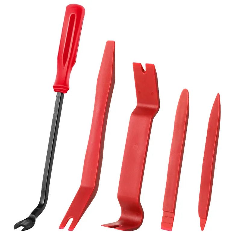 Auto Trim Removal Tool Kit – No-Scratch Plastic Pry Set for Door Panels & Clips - TorqueTech