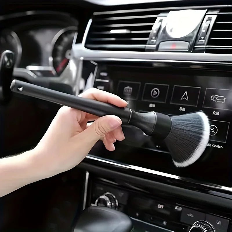 Soft Bristle Car Interior Detailing Brush – Dash Duster for Cars & Motorcycles - TorqueTech