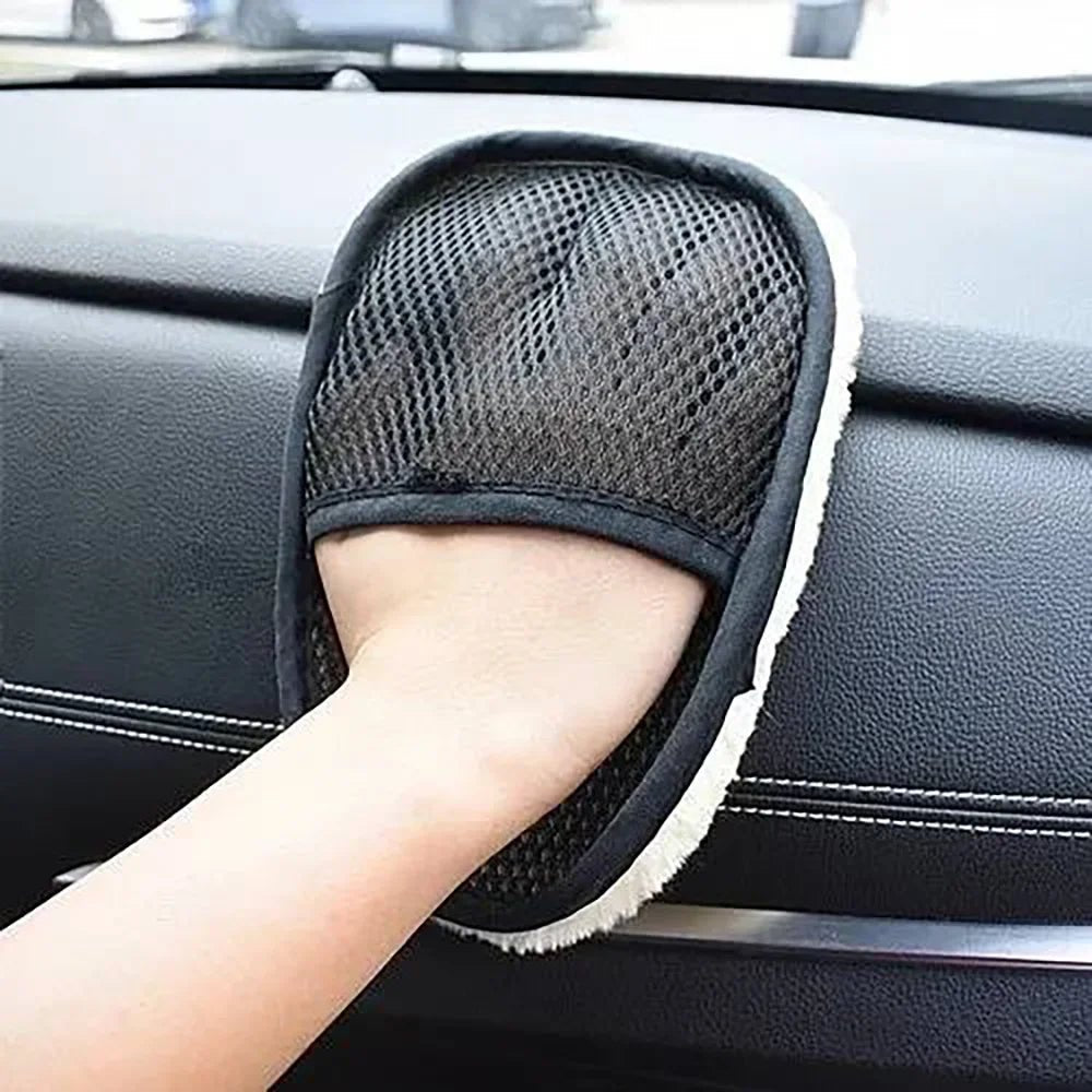 Microfibre Car Wash Mitt & Polishing Glove | Scratch-Free Detailing - TorqueTech