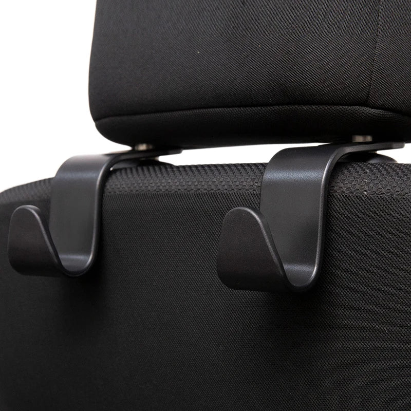Car Headrest Hook Hangers – Seat Back Bag & Organiser Clips - TorqueTech