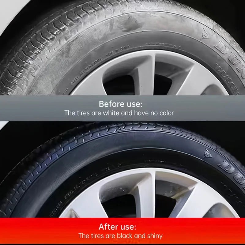 Tyre & Plastic Restorer Wax | Back to Black Coating Agent | Long-Lasting Shine - TorqueTech