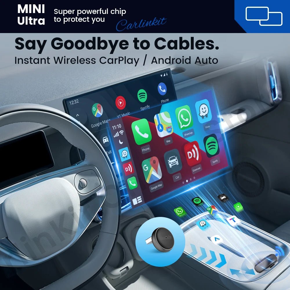 CarlinKit Mini Ultra 3 – Wireless CarPlay & Android Auto Adapter - TorqueTech