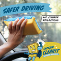 Anti-Fog Windscreen Sponge – Super Absorbent Glass & Mirror Cleaner - TorqueTech