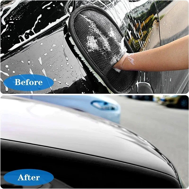 Microfibre Car Wash Mitt & Polishing Glove | Scratch-Free Detailing - TorqueTech
