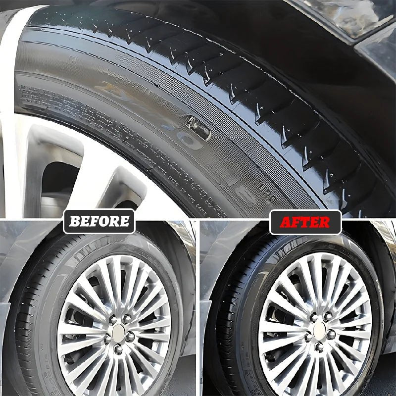 Tyre & Plastic Restorer Wax | Back to Black Coating Agent | Long-Lasting Shine - TorqueTech