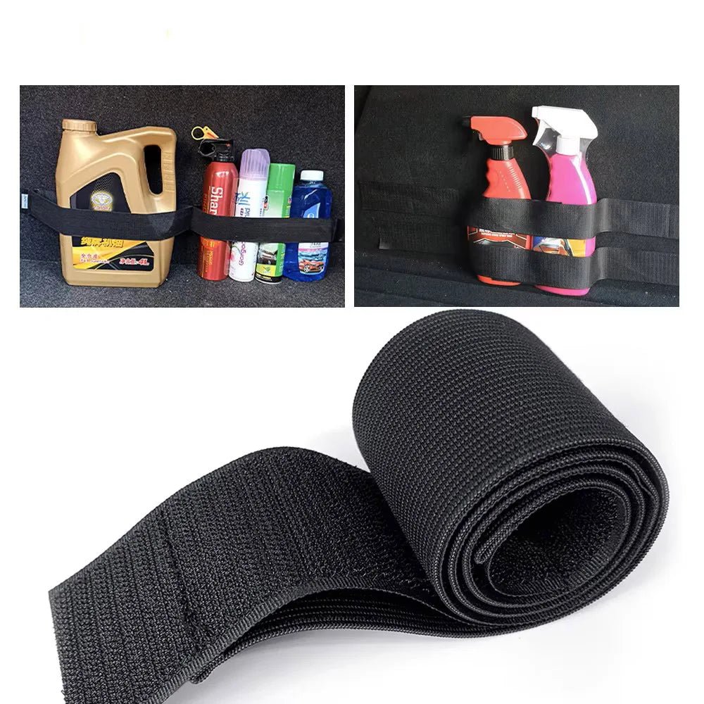 Car Boot Organiser Strap – Nylon Fixing Belt for Trunk Storage - TorqueTech
