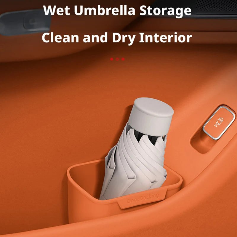 Silicone Car Door Storage Box & Bin – Trash Can, Umbrella Holder & Organiser - TorqueTech