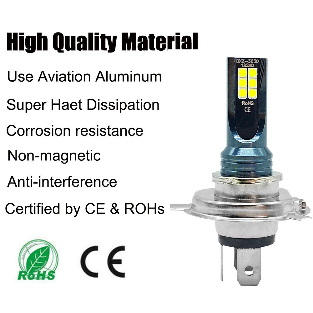 LED Headlight & Fog Light Bulbs – 80W 12000LM (Pair) - TorqueTech