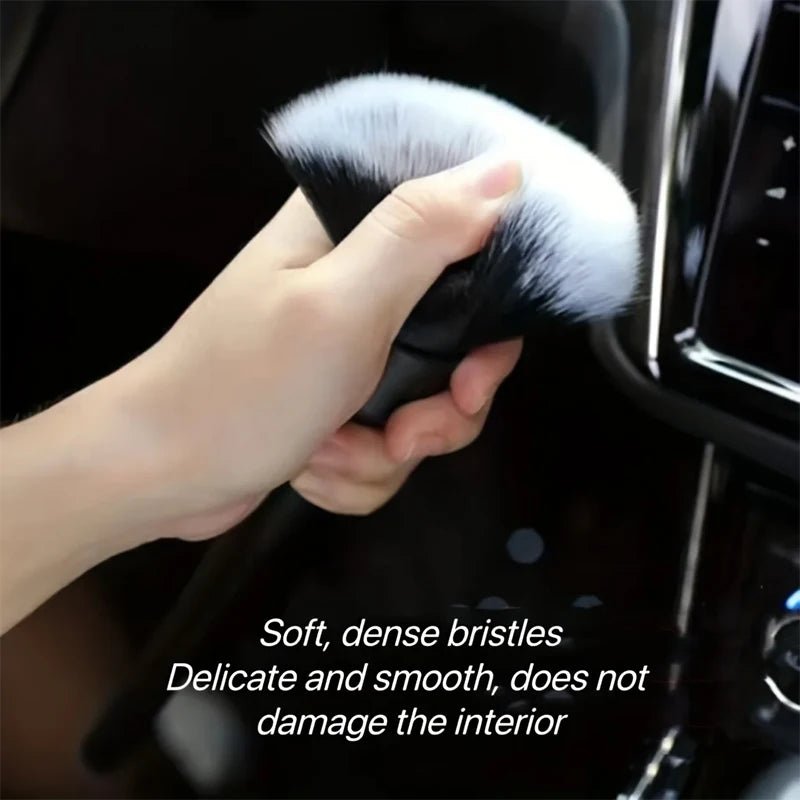 Soft Bristle Car Interior Detailing Brush – Dash Duster for Cars & Motorcycles - TorqueTech