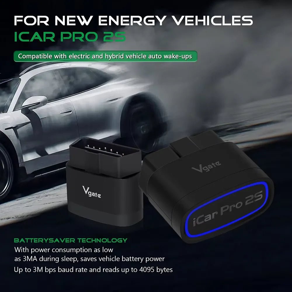 Vgate iCar Pro 2S OBD2 Scanner – Bluetooth 5.3, iOS, Android & PC - TorqueTech