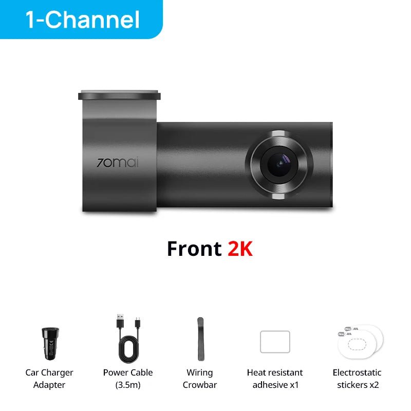 70mai M310 Plus 2K Dash Cam | 1440P QHD, Night Vision & 24-Hour Parking Monitor - TorqueTech