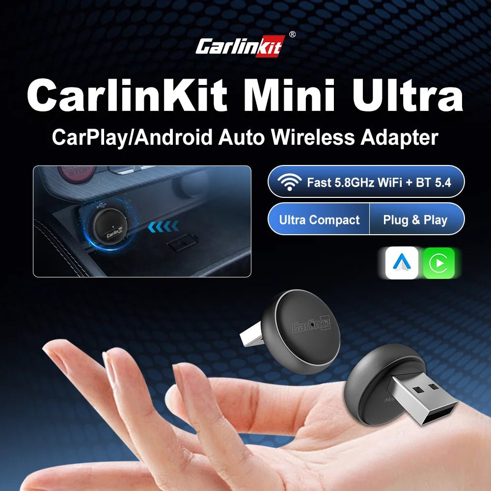 CarlinKit Mini Ultra 3 – Wireless CarPlay & Android Auto Adapter - TorqueTech
