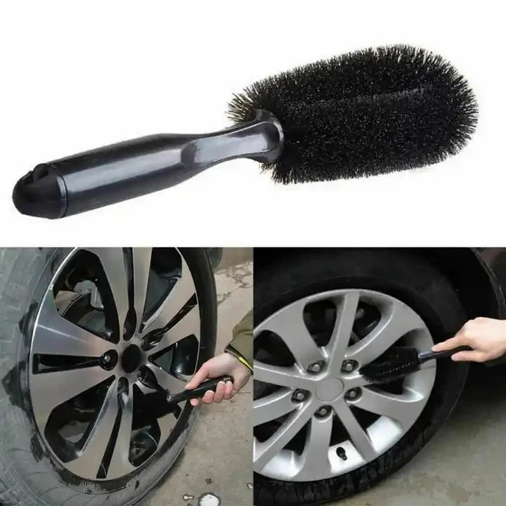 Microfibre Wheel & Tyre Cleaning Brush – Wet & Dry Use - TorqueTech