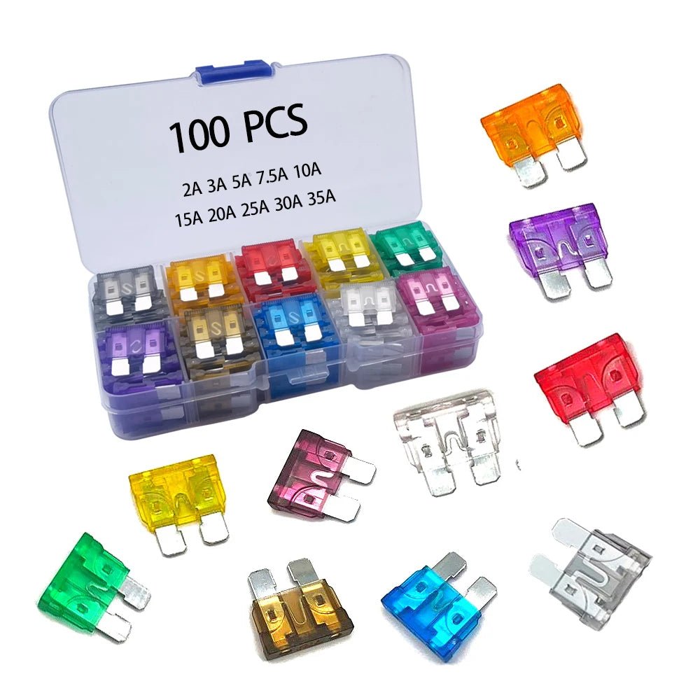 Car Blade Fuse Assortment Kit – 50 to 306 Piece Sets, 2A to 35A - TorqueTech