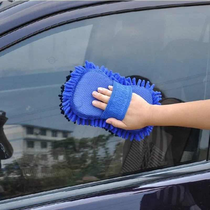 Microfiber Chenille Car Wash Sponge – Scratch-Free Wash Pad - TorqueTech
