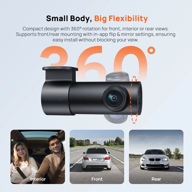 70mai M310 Plus 2K Dash Cam | 1440P QHD, Night Vision & 24-Hour Parking Monitor - TorqueTech