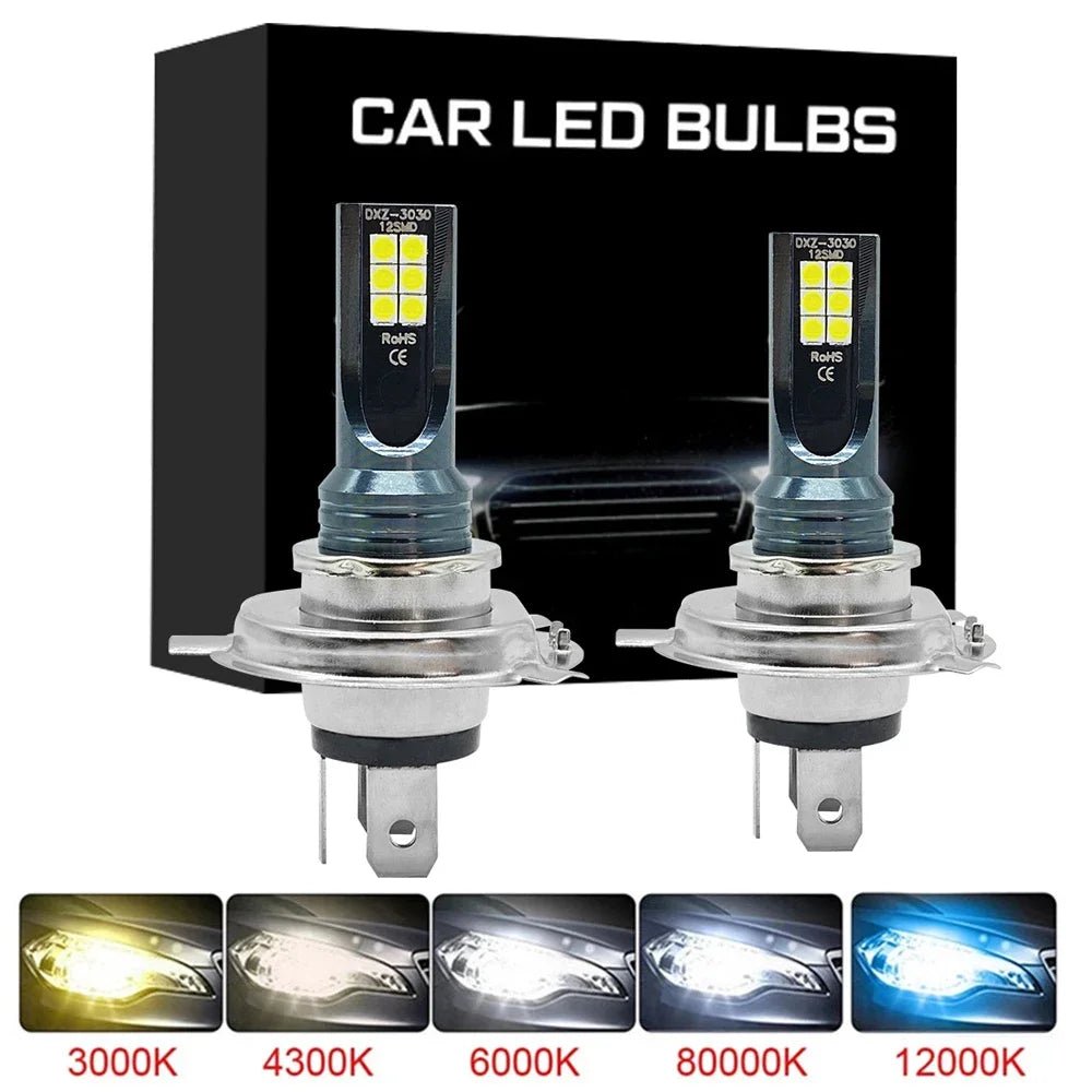LED Headlight & Fog Light Bulbs – 80W 12000LM (Pair) - TorqueTech