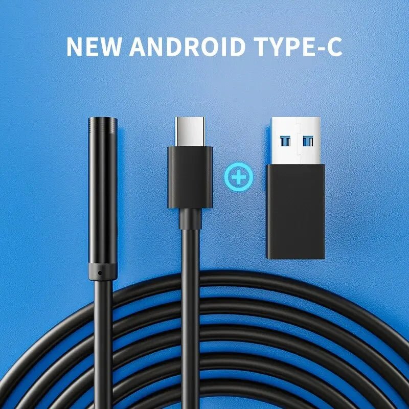 7mm USB-C Endoscope Camera – IP67 Waterproof Inspection Camera - TorqueTech