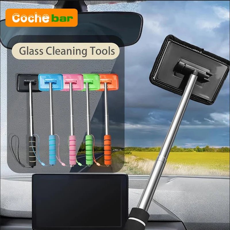 Telescopic Windscreen Water Scraper & Wiper – Extendable 32–50cm - TorqueTech