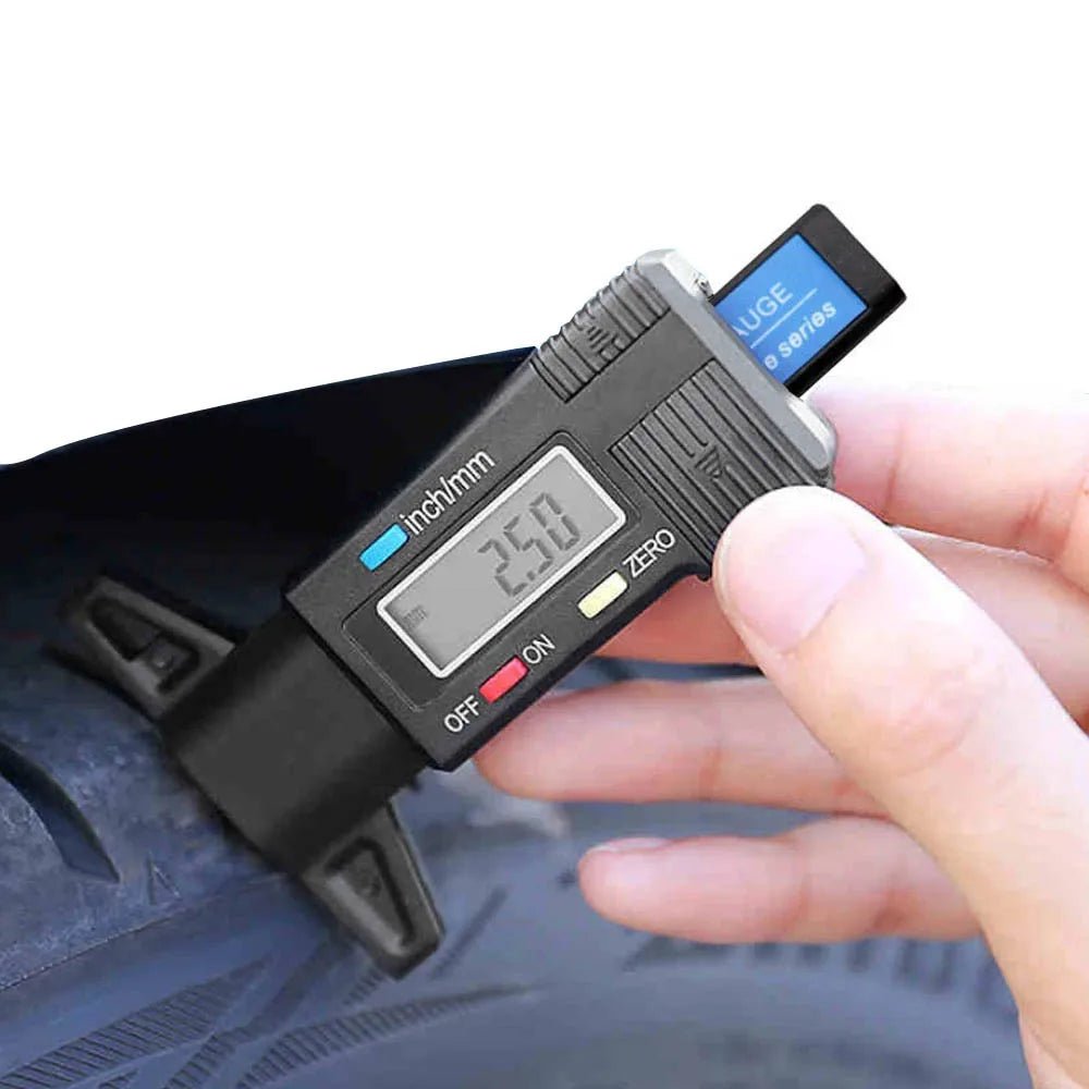 Digital Tyre Tread Depth Gauge – Instant & Accurate Tyre Safety Checker - TorqueTech
