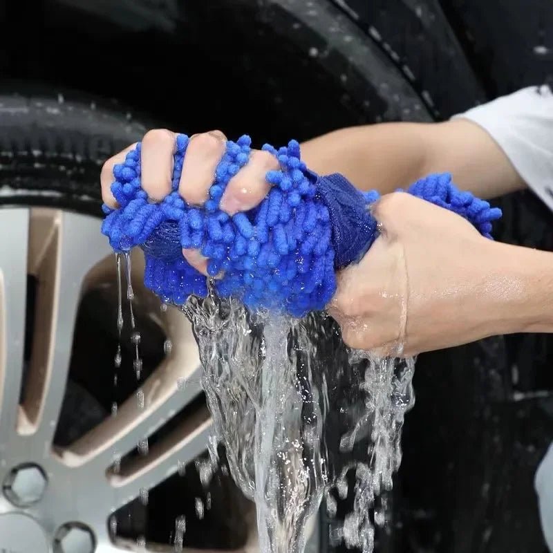 Microfiber Chenille Car Wash Sponge – Scratch-Free Wash Pad - TorqueTech