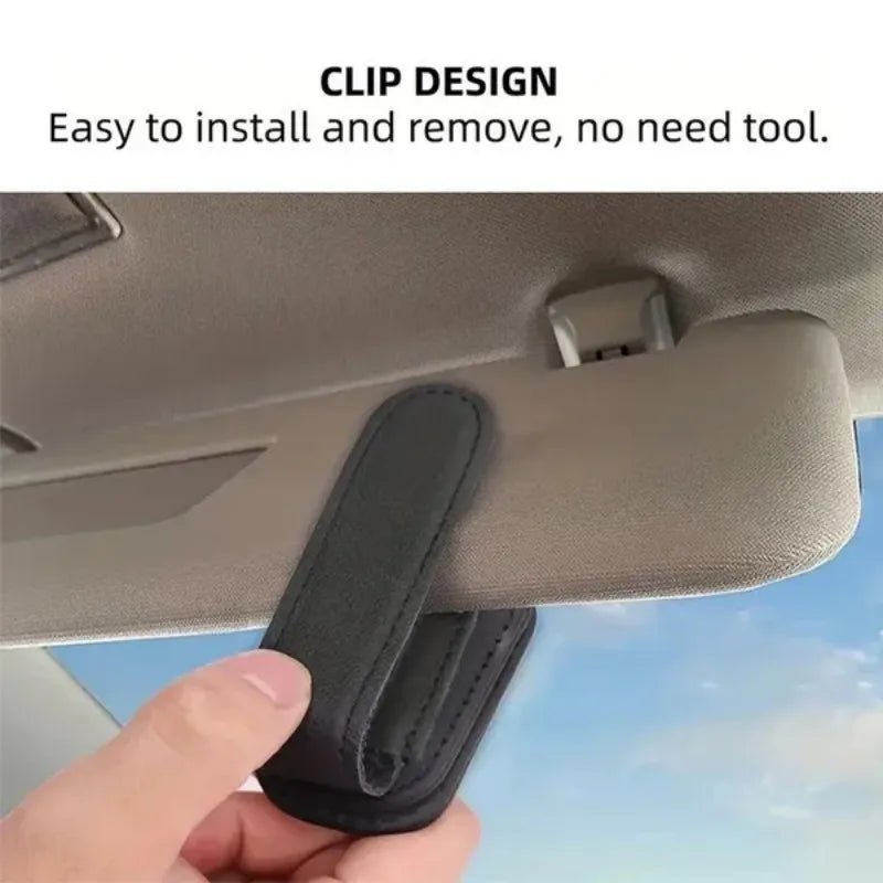 Car Sun Visor Sunglasses Holder Clip - TorqueTech
