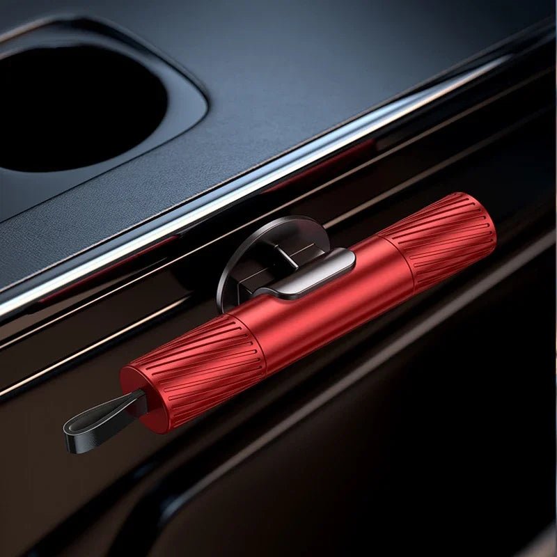 Emergency Car Escape Tool – Window Breaker & Seatbelt Cutter - TorqueTech