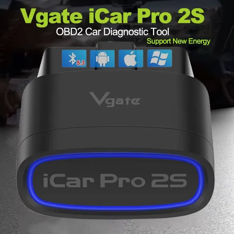 Vgate iCar Pro 2S OBD2 Scanner – Bluetooth 5.3, iOS, Android & PC - TorqueTech