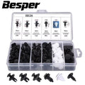 Mixed Car Body Clip & Fastener Kit – 50 or 100 Piece Nylon Retainer Set - TorqueTech
