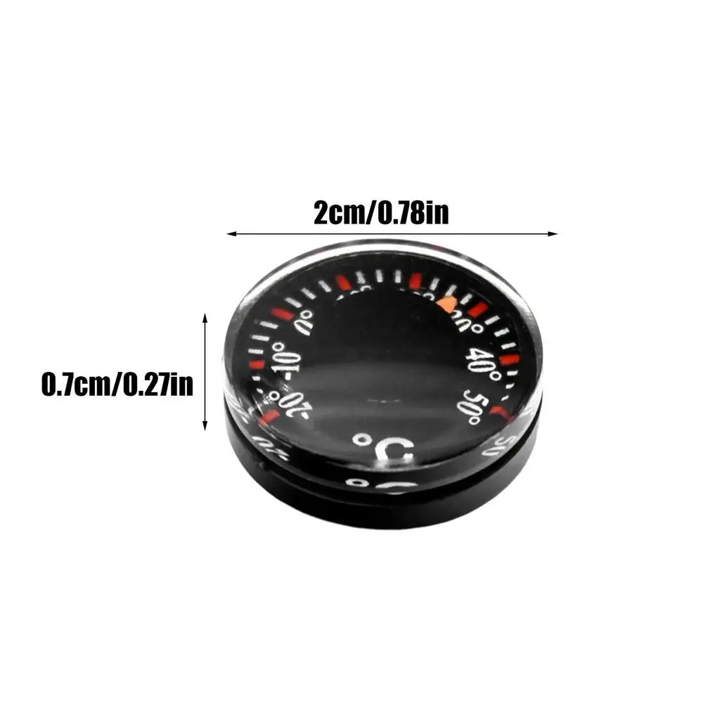 Mini Car Thermometer & Hygrometer – Battery-Free Dashboard Temp & Humidity Gauge - TorqueTech