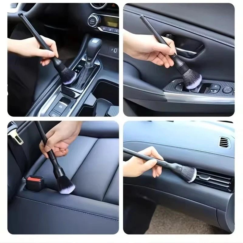 Soft Bristle Car Interior Detailing Brush – Dash Duster for Cars & Motorcycles - TorqueTech